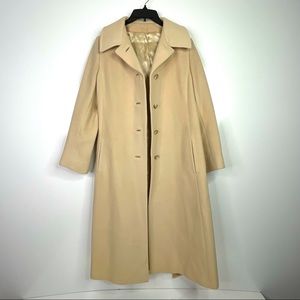 Vintage Regency Cashmere Wool Trench Coat London